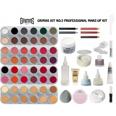 Grimas No: 3 Professional Make-up Kit – Professional Make-up Artist / Professzionális Smink készlet, GKIT-3