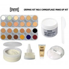 Grimas No: 5 Camouflage Make-up Kit – Skin corrective Make-up / Kamouflázs Smink készlet, GKIT-5