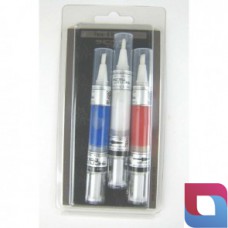 Face- & Bodyliner Applikator set Kék, Fehér, Piros / Blue, White, Red TFB0133, 3x4,5 ml