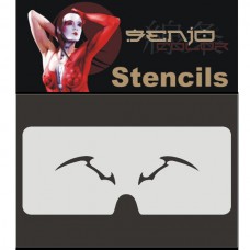Senjo Airbrush Bodyart Stencil A4 – Eyebrow Mystic #1 / Mystic szemöldök #1, TST1029