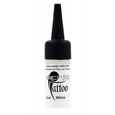 Senjo Color TATTOO INK Fehér / White TSL011-W 15 ml
